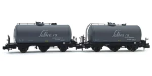 Set de 2 vagones cisterna "Saltra" escala N