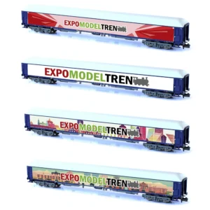 Pack de 4 furgones D8-8000 exclusivos de EXPOMODELTREN