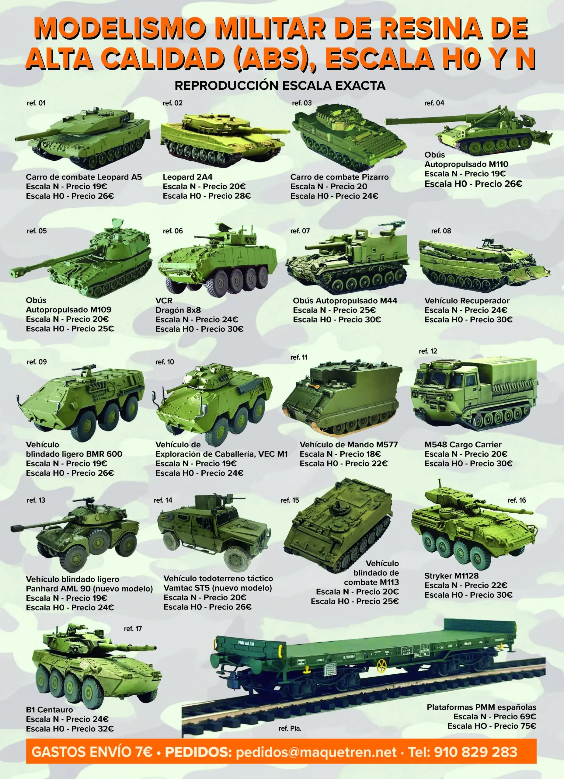21 Tanques H0 N