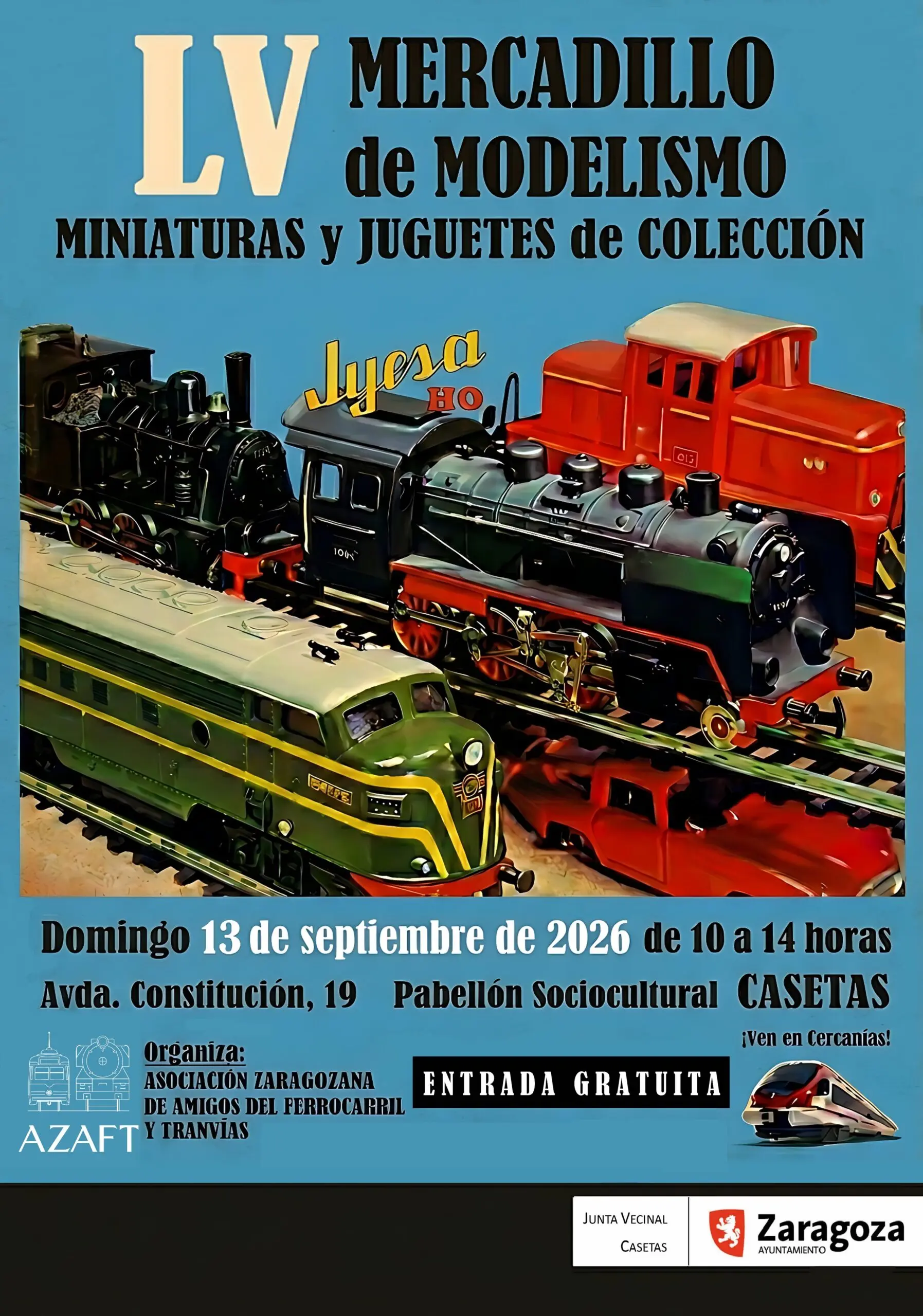 3 cartel mercadillo AZAFT septiembre 2026